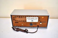 画像をギャラリービューアに読み込む, チャルフォンテ ブルー ターコイズ 1959 Truetone D-2801 真空管 AM クロック ラジオ 素晴らしい状態です。ステラーですね！