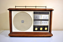 Load image into Gallery viewer, Honey Chestnut Solid Wood 1960s Westinghouse Model H680N7 AM/FM Vacuum Tube Radio Sounds Awesome!