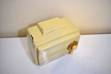 Load image into Gallery viewer, Bisque Ivory 1954 Westinghouse Model 510-H AM Vacuum Tube Radio Sleeper Looks! Little Blaster!