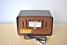 画像をギャラリービューアに読み込む, Deco Black and Gold Beauty 1950 Westinghouse Model H321T5 Vacuum Tube AM Radio Sounds Great Excellent Plus Condition!