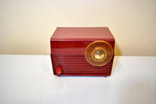 Load image into Gallery viewer, Bluetooth Ready To Go - Little Red 1953 Westinghouse Model H-380T5 Vacuum Tube AM Radio Big Sound!