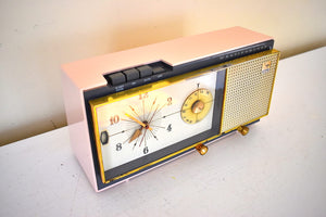 Victoria Pink 1961 Westinghouse Model H7766L6A AM Vintage Radio Excellent Condition Sounds Terrtific!