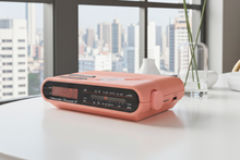 Load image into Gallery viewer, Hot Pink 80s Realistic Model 12-8601 AM FM Digital Clock Radio! Sounds Great Excellent Condition! Rare Model!