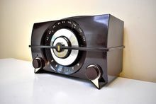 Load image into Gallery viewer, Umber Brown 1954 Zenith Model Y615 AM Vacuum Tube Radio Excellent Condition! Monster Sound!