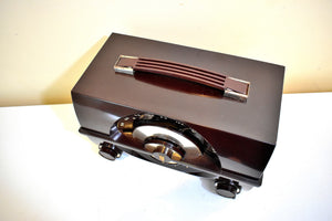 Umber Brown 1954 Zenith Model Y615 AM Vacuum Tube Radio Excellent Condition! Monster Sound!