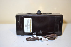 Marble Brown 1946 Zenith Consoltone Model 6D015 Vacuum Tube AM Radio Excellent Condition Great Sounding! Eames Designed!