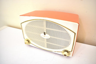 Mandarin Orange 1959 Zenith Model B513V 