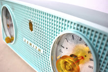 Charger l'image dans la galerie, Belvedere Blue 1959 Zenith Model B514F Vacuum Tube Radio! Sounds Great and Looks Great! Excellent Condition!