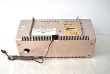 Load image into Gallery viewer, Sandalwood Tan and White 1960 Zenith Model C519L 'The Nocturne' AM Vacuum Tube Radio Looks Great Sounds Marvelous!