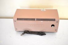 Load image into Gallery viewer, Sandalwood Tan and White 1960 Zenith Model C519L 'The Nocturne' AM Vacuum Tube Radio Looks Great Sounds Marvelous!