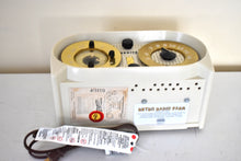 画像をギャラリービューアに読み込む, アラビカ ブラウン オウル アイズ 1951 ゼニス モデル G516 AM 真空管ラジオ 見た目も音も素晴らしい！