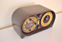 Load image into Gallery viewer, First Generation Owl Eyes Bakelite 1951 Zenith Model G516 AM Vacuum Tube Radio Excellent Condition! Great Sounding!