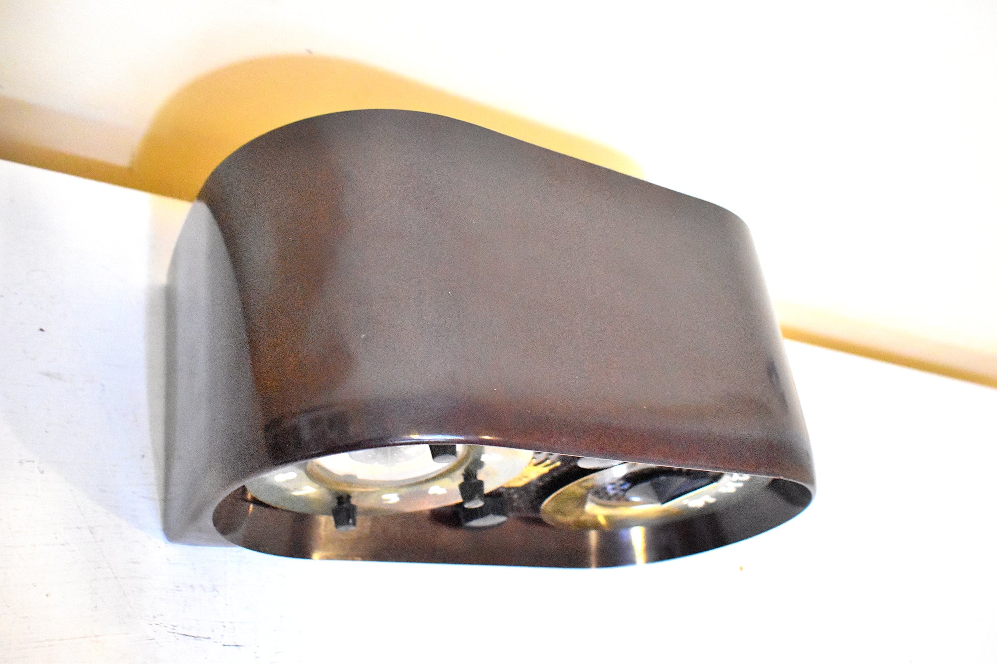 Espresso Brown Owl Eyes 1951 Zenith Model G516 AM Vacuum Tube Radio Gr ...