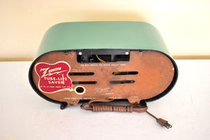 クローバー グリーン 1951 ゼニス コンソールトーン モデル H511F 真空管ラジオ 見た目も音も素晴らしい！