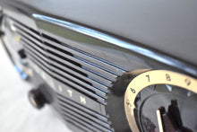 Load image into Gallery viewer, Espresso Brown Bakelite 1954 Zenith Owl Eyes Model L515 AM Vacuum Tube Radio Excellent Condition! Great Sounding!