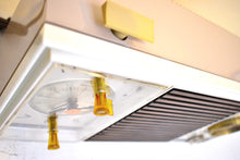 Load image into Gallery viewer, Wood Grain Beige 1967 Zenith Model H-519 Vacuum Tube AM Clock Radio Excellent Condition and Great Sounding!