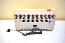 Load image into Gallery viewer, Wood Grain Beige 1967 Zenith Model H-519 Vacuum Tube AM Clock Radio Excellent Condition and Great Sounding!