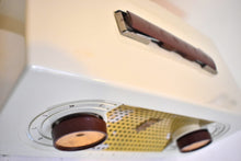 Load image into Gallery viewer, Taupe Tan 1955 Zenith Model R-511W AM Vacuum Tube Radio Excellent Condition Sounds Great!