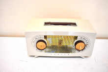 Load image into Gallery viewer, Taupe Tan 1955 Zenith Model R-511W AM Vacuum Tube Radio Excellent Condition Sounds Great!