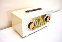 Load image into Gallery viewer, Taupe Tan 1955 Zenith Model R-511W AM Vacuum Tube Radio Excellent Condition Sounds Great!