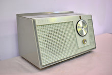 Load image into Gallery viewer, Avocado Green 1961 Zenith Model F510F Vacuum Tube Radio! Sounds Great and Looks Great!