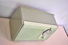 Load image into Gallery viewer, Avocado Green 1961 Zenith Model F510F Vacuum Tube Radio! Sounds Great and Looks Great!