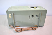 Load image into Gallery viewer, Avocado Green 1961 Zenith Model F510F Vacuum Tube Radio! Sounds Great and Looks Great!
