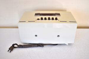 Pralines and Cream 1955 Zenith Broadway Model R512W AM Vacuum Tube Radio Sounds Great! Excellent Condition! Factory One Off Features!