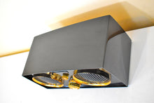 Load image into Gallery viewer, Gloss Black 1954 Zenith Model Z512-Y Vacuum Tube AM Radio Owl Eyes! Excellent Condition! Sounds Great!