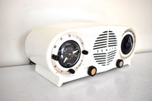 画像をギャラリービューアに読み込む, White Owl Eyes Bakelite 1954 Zenith Model L515W AM Vacuum Tube Radio Excellent Condition! Great Sounding!