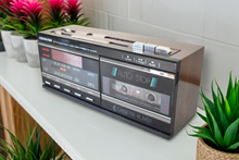 Load image into Gallery viewer, Bluetooth Ready To Go - Late 80s Soundesign Model 3838WAL AM FM Cassette Digital Alarm Clock Radio! Sounds Great Excellent Condition!