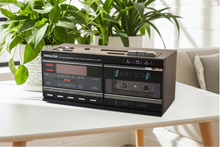Load image into Gallery viewer, Bluetooth Ready To Go - Late 80s Soundesign Model 3838WAL AM FM Cassette Digital Alarm Clock Radio! Sounds Great Excellent Condition!