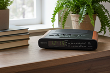 Charger l'image dans la galerie, Wood Grain 1980s 90s Sony Model ICF-C430 Dream Machine AM FM Digital Alarm Clock Radio! Excellent Condition!