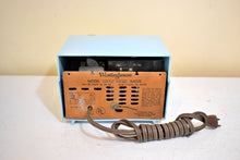 Load image into Gallery viewer, Sonic Blue 1953 Westinghouse Model H-380T5 Vacuum Tube AM Radio Big Sound! Excellent Plus Condition!