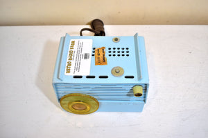 Sonic Blue 1953 Westinghouse Model H-380T5 Vacuum Tube AM Radio Big Sound! Excellent Plus Condition!