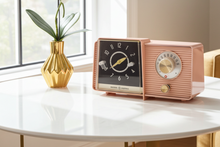 Load image into Gallery viewer, Chiffon Pink 1958 GE General Electric Model C-406A AM Vintage Vacuum Tube Radio Little Cutie in Excellent Condition!