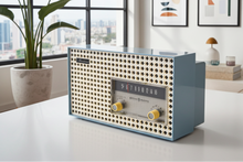 Load image into Gallery viewer, Breezeway Blue 1960 General Electric Model T-165A Vacuum Tube Radio Sounds and Looks Great! (Copy)