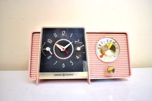 Chiffon Pink 1958 GE General Electric Model C-406B AM Vintage Vacuum Tube Radio Excellent Condition Sounds Great!