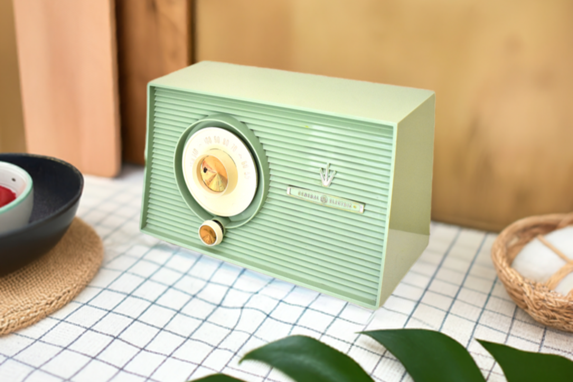 Bluetooth Ready To Go - Mint Green 1959 General Electric GE Model