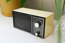 Load image into Gallery viewer, Bluetooth Ready To Go - Pea Green 1968 General Electric Model Unknown Solid State Transistor Radio! Excellent Condition and Sounding!