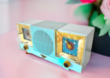 画像をギャラリービューアに読み込む, Celeste Blue Mid Century 1952 Automatic Radio Mfg Model CL-142 Vacuum Tube AM Radio Cool Model Rare Color!