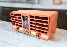 Load image into Gallery viewer, Pumpkin Spice 1956-1957 Arvin Model 3561 Vacuum Tube Radio Dual Speaker Primo Sound and Looks!