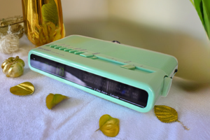 Melon Green 1987 Sharp Model FX-C22GR AM FM Digital Alarm Clock Radio! Excellent Condition!