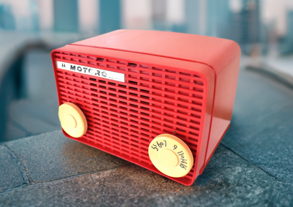 radio vela analogica rps560rd red