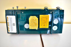 Inverness Green 1954 Philco Model B712 AM Vacuum Tube Alarm Clock Radio Sounds Great! Rare Model and Color!