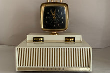 画像をギャラリービューアに読み込む, オーラ ホワイト 1959 Philco Predicta Model H765-124 真空管 AM クロック ラジオ 素晴らしい!