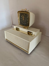 画像をギャラリービューアに読み込む, オーラ ホワイト 1959 Philco Predicta Model H765-124 真空管 AM クロック ラジオ 素晴らしい!