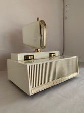 画像をギャラリービューアに読み込む, Aura White 1958 Philco Predicta Model H765-124 Vacuum Tube AM Clock Radio Awesome! Excellent Plus Condition!