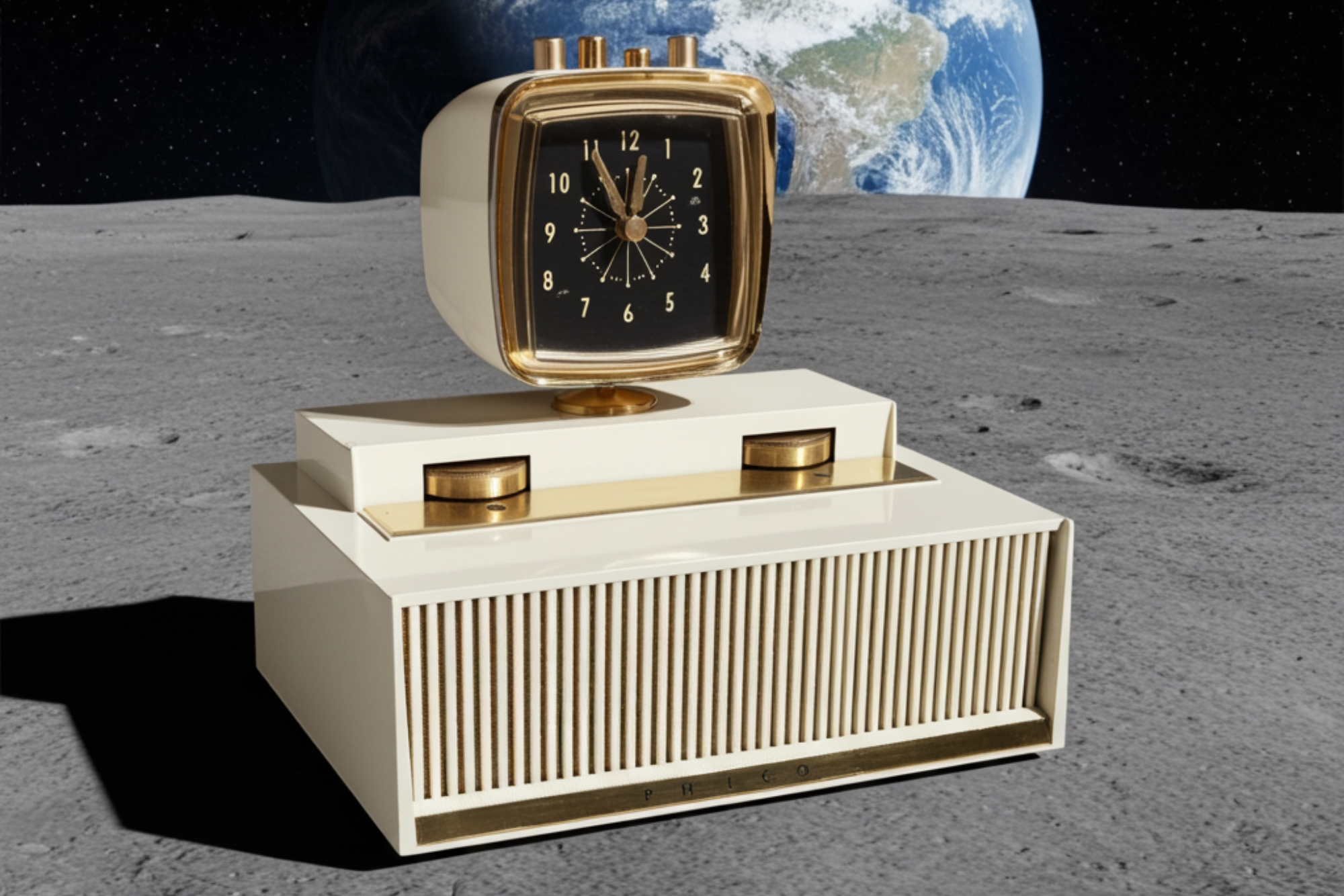 オーラ ホワイト 1959 Philco Predicta Model H765-124 真空管 AM