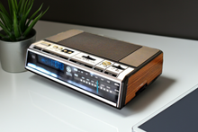 画像をギャラリービューアに読み込む, Wood Grain 1980s General Electric Model 74646-A AM FM Digital Alarm Clock Radio! Excellent Condition! 